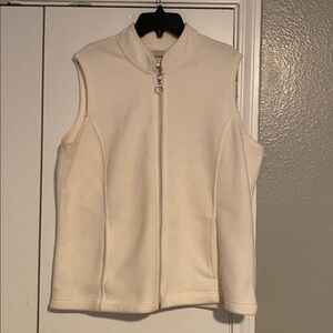 Blair White Sleeveless Vest